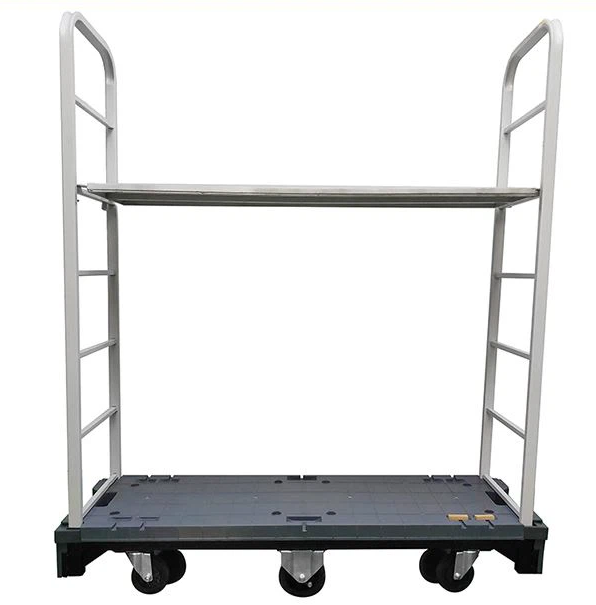 Supermarket Platform Hand Trolley Truck with 6 Wheels HTH-231