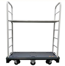 Load image into Gallery viewer, Supermarket Platform Hand Trolley Truck with 6 Wheels HTH-231