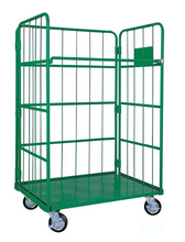 Load image into Gallery viewer, Warehouse storage welded nesting collapsible rolltainer HTH-188