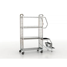 Load image into Gallery viewer, Metal Warehouse Trolley Supermarket Push Cart HTH-192